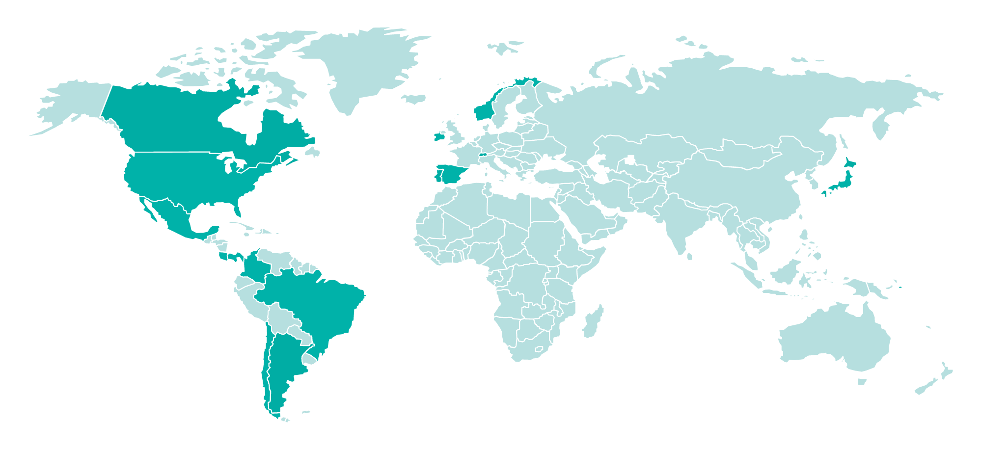 Mapa Flexge - Onde estamos